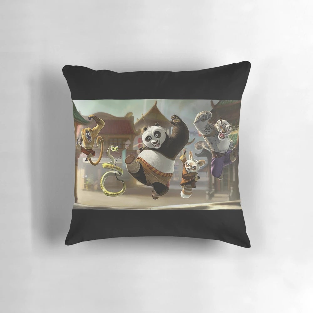 Soft, cuddly Kung Fu Panda pillow featuring the beloved character Po