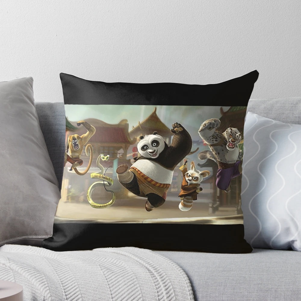 Soft, cuddly Kung Fu Panda pillow featuring the beloved character Po