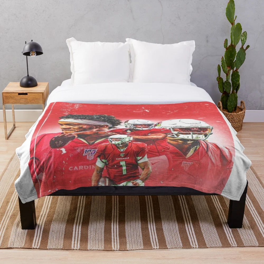 Kyler Murray inspired plush blanket for football fans