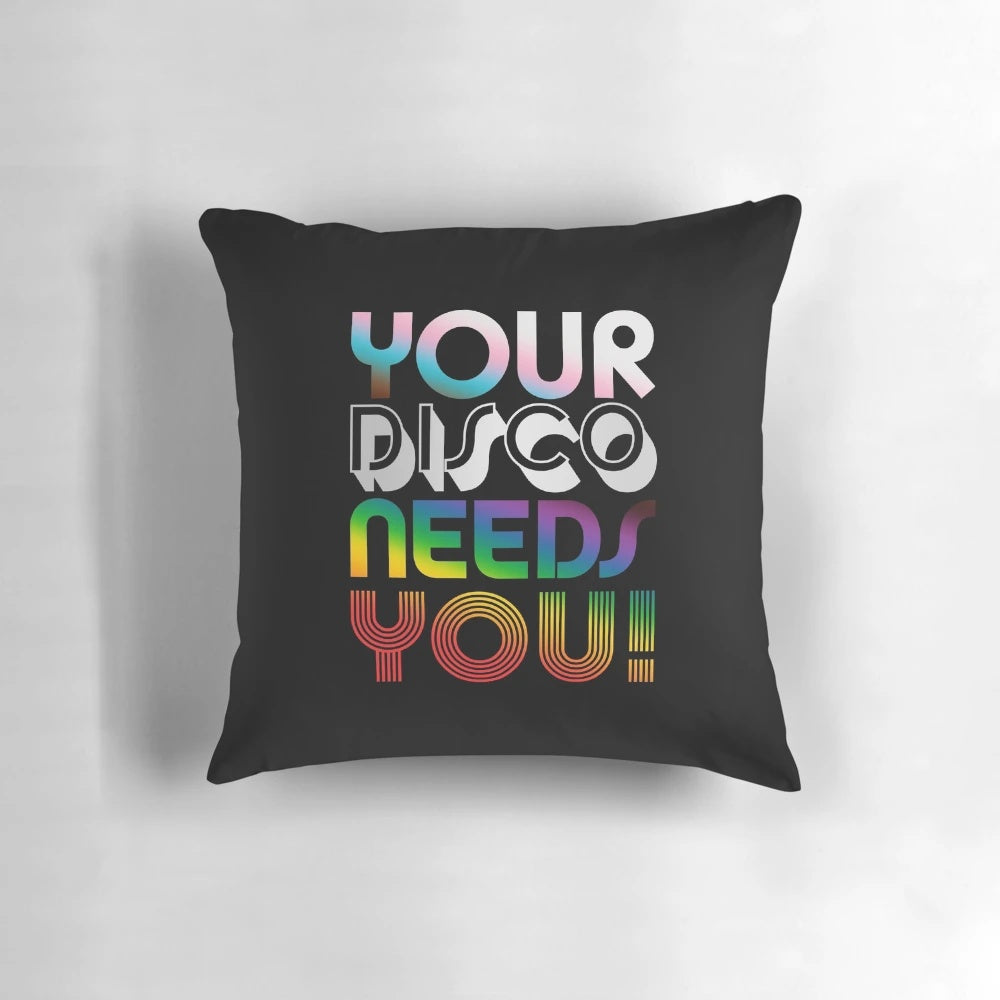 Kylie Minogue's "Light Years" disco-inspired pillow with progress pride colors for LGBTQIA+ pride and celebration