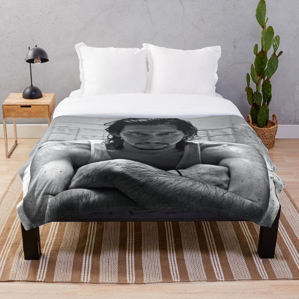 Adam Driver Kylo Ren Inspired Plush Blanket