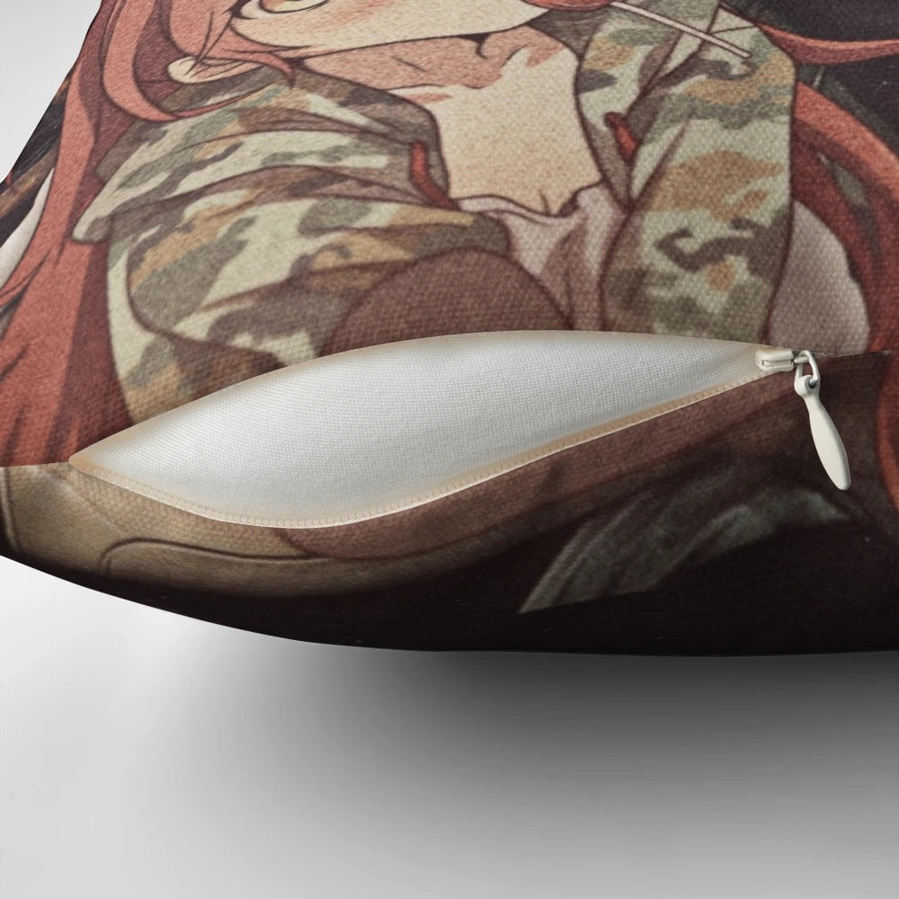 Kyoko Sakura from Puella Magi Madoka Magica anime featured on a high-quality pillow