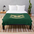 Kyoshi-Inspired Anime Plush Blanket for Avatar the Last Airbender Fans