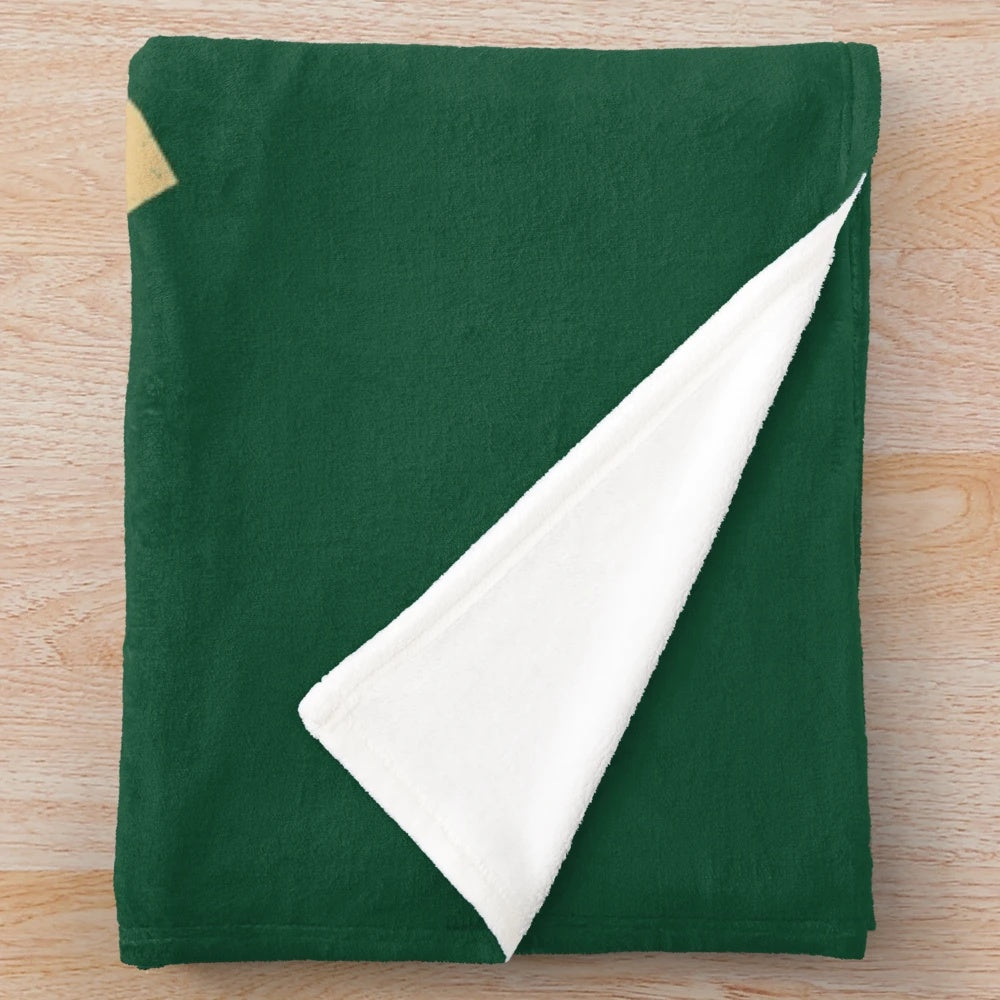 Kyoshi-Inspired Anime Plush Blanket for Avatar the Last Airbender Fans
