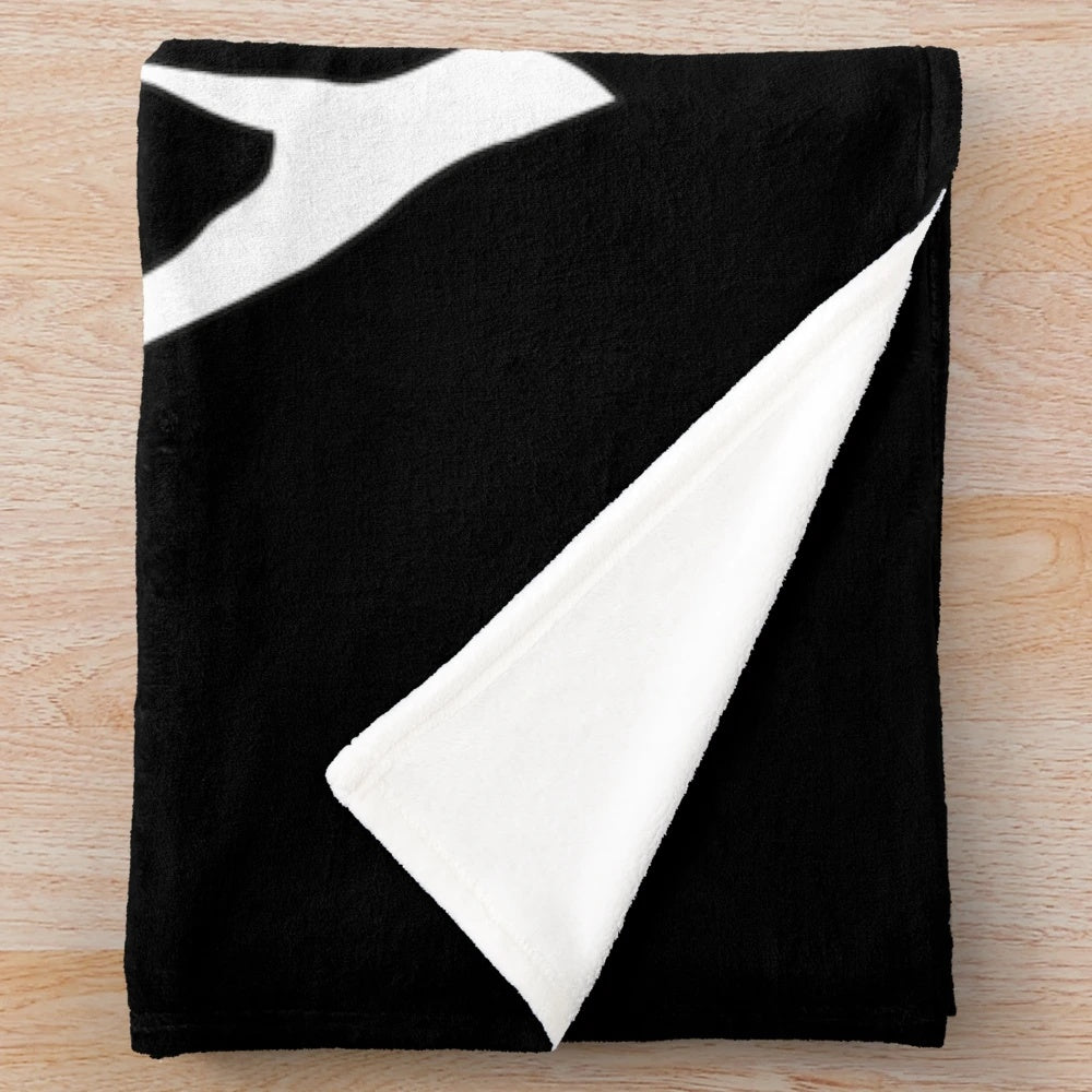 Lacrimosa-inspired plush blanket featuring the iconic German rock band