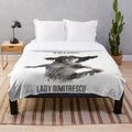 Lady Dimitrescu RE8 Village themed plush blanket