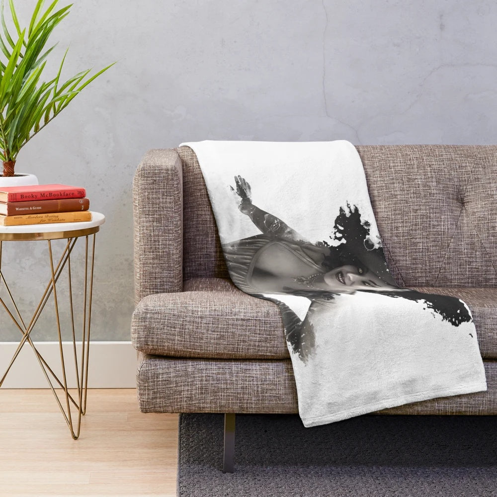 Lady Dimitrescu RE8 Village themed plush blanket