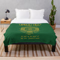 Green Bay Packers Lambeau Field Stadium Poster Print Plush Blanket