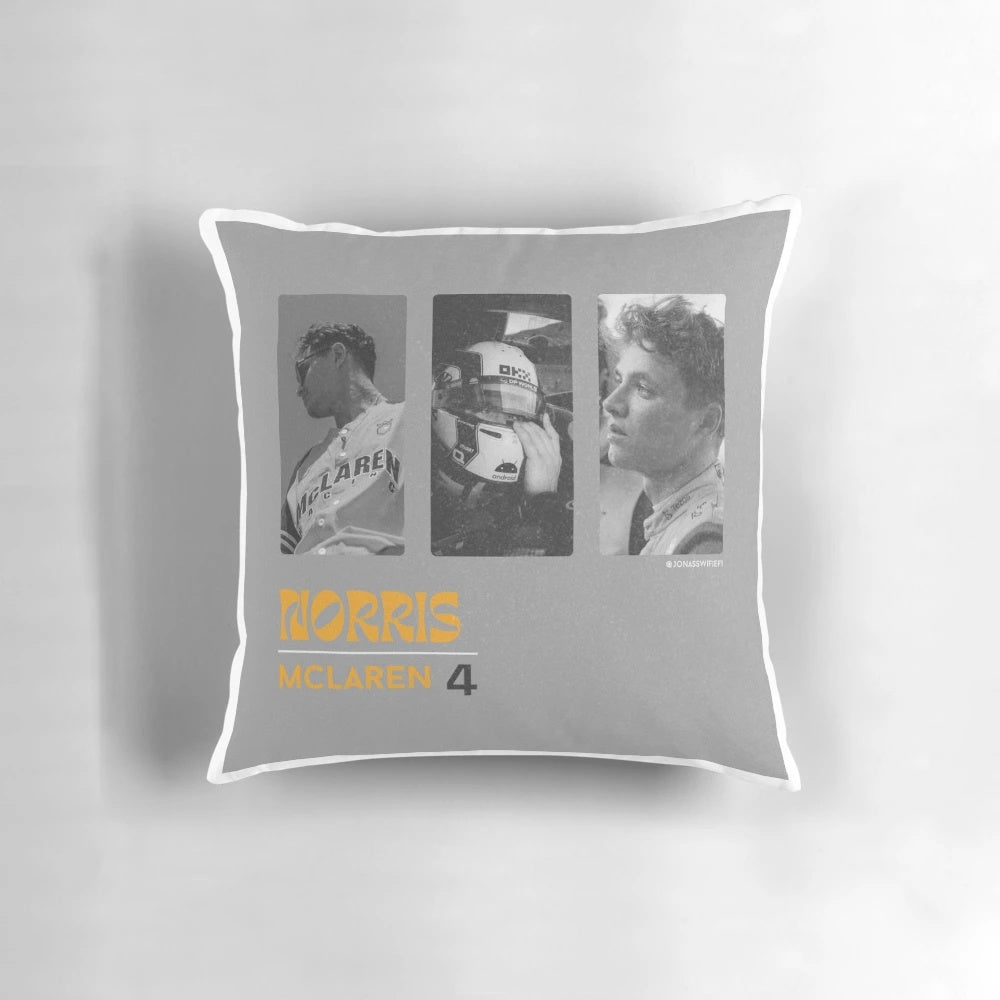Lando Norris Formula 1 Driver Poster Pillow