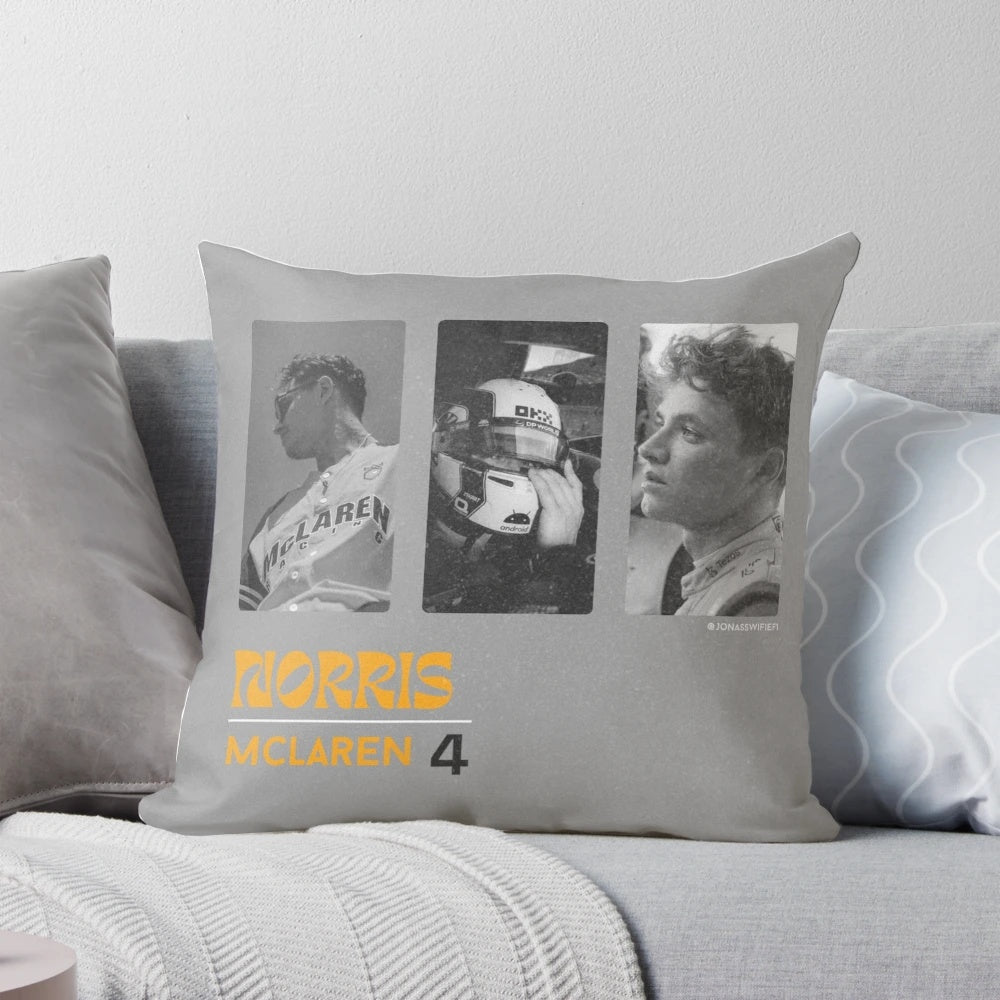 Lando Norris Formula 1 Driver Poster Pillow
