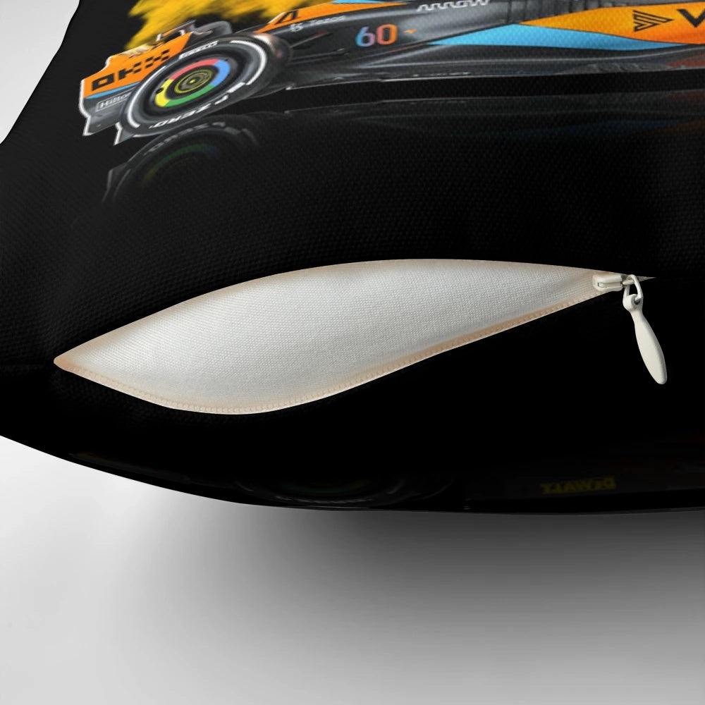 Lando Norris Formula 1 Racing Pillow with McLaren F1 Design