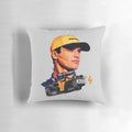 Lando Norris Formula 1 low poly racing car pillow