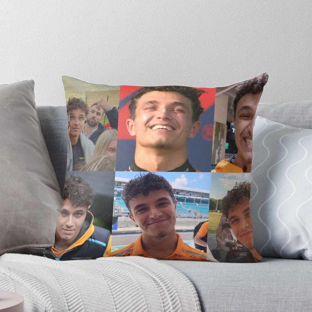 Lando Norris Formula 1 Pillow - Mclaren F1 Merchandise