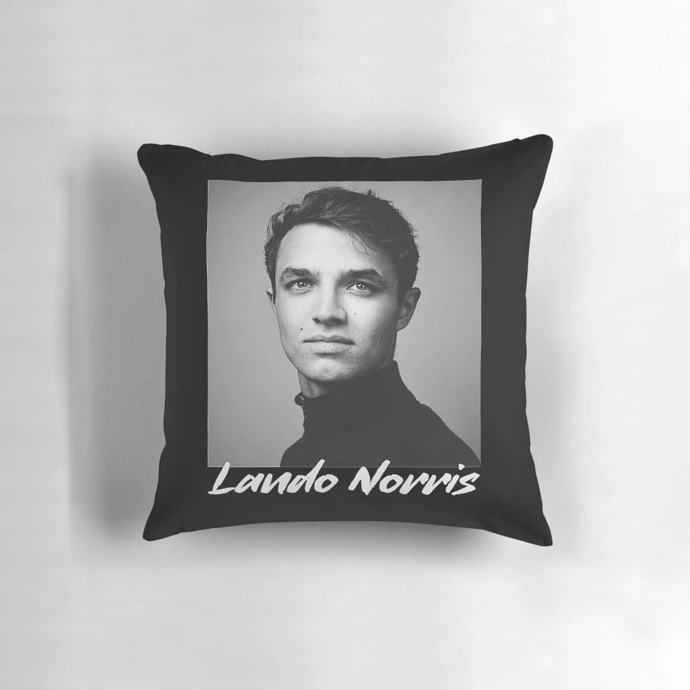 Lando Norris Formula 1 Pillow, featuring the popular F1 driver