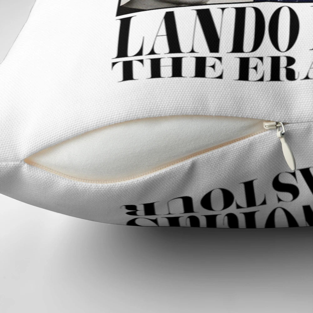 Lando Norris inspired Formula 1 pillow featuring the McLaren driver's car design