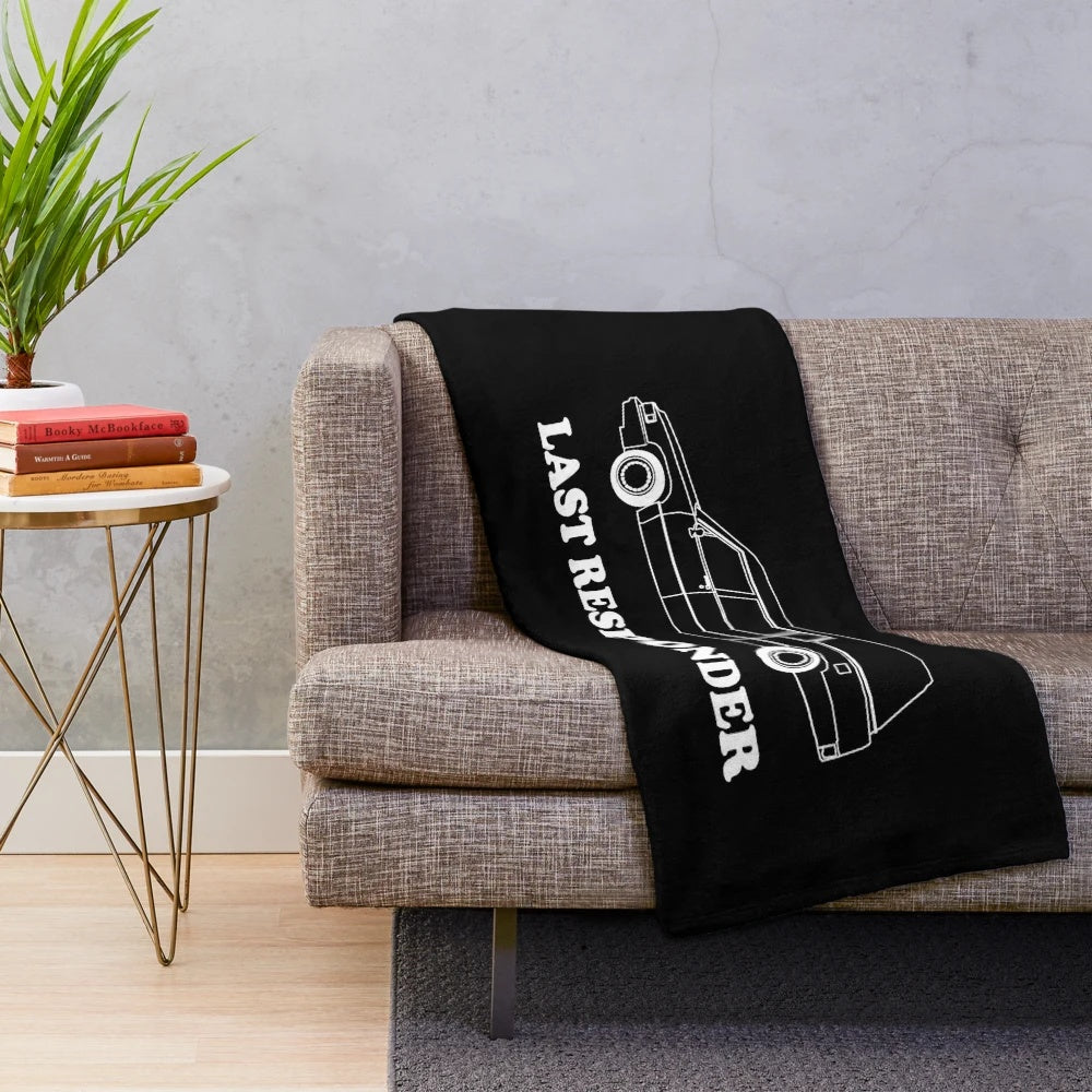 Last Responder Plush Blanket featuring a humorous design for those in the funeral and emergency services industry