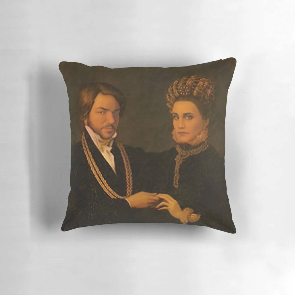 Laszlo and Nadja Pillow, featuring the iconic vampire characters from the hit TV series What We Do in the Shadows