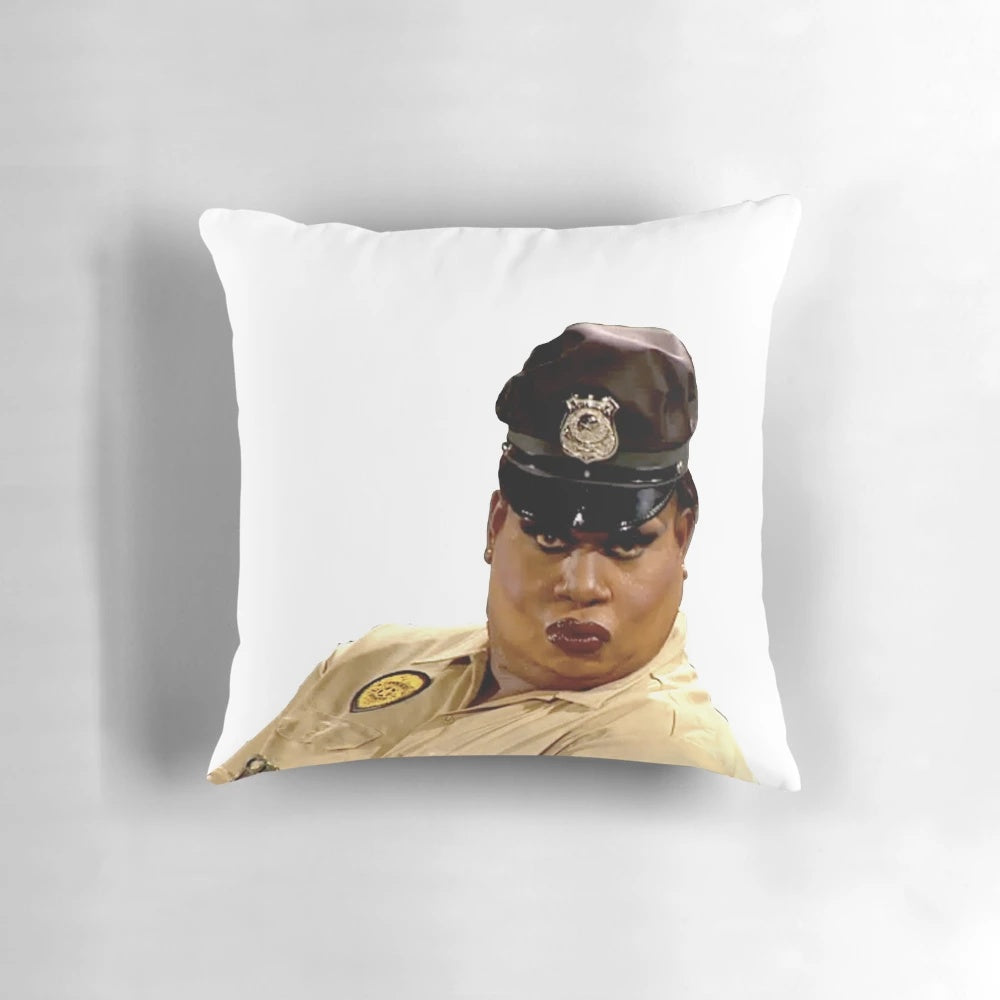 Latrice Royale Pillow featuring the iconic "Get those nuts away from my face" catchphrase from RuPaul's Drag Race