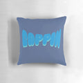 Cappin' Pillow featuring a funny meme design with a cap and the text "stop lying, capping