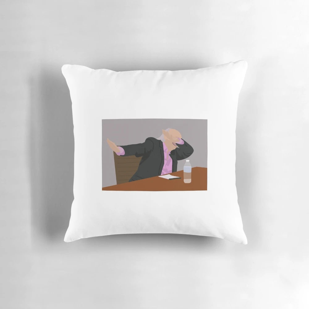 I Think You Should Leave" comedy-themed pillow featuring Tim Robinson