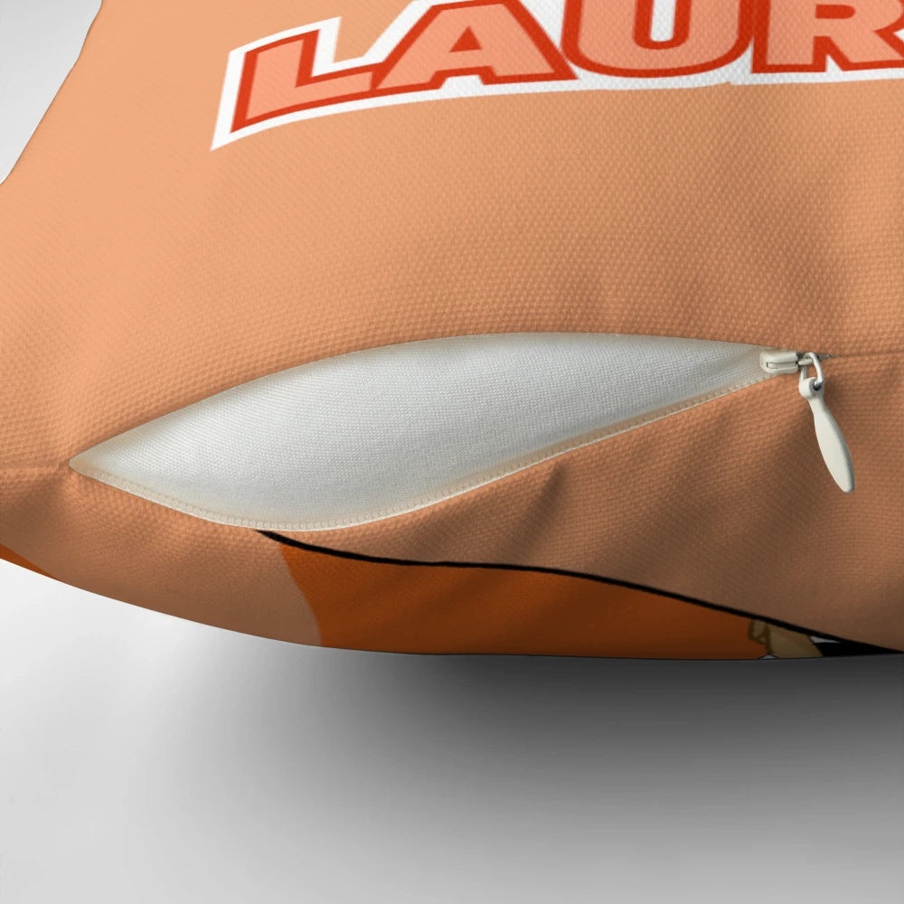 Laurance Zvhal inspired blue-eyed character pillow for Minecraft Diaries fans
