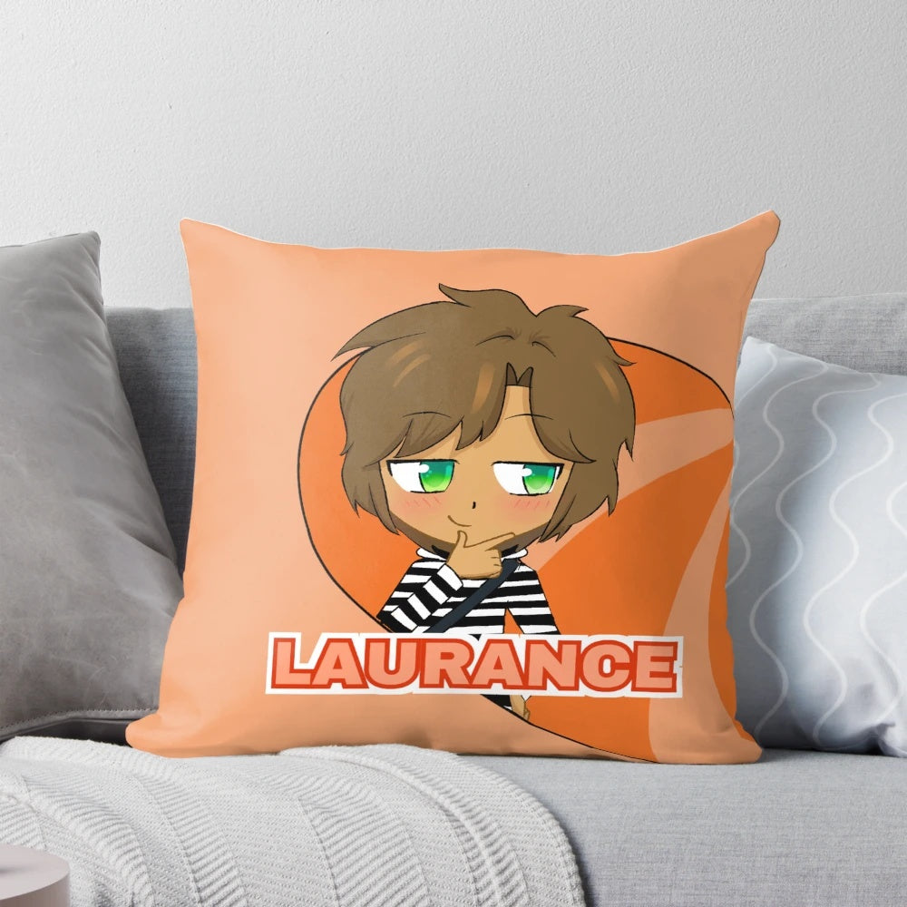 Laurance Zvhal Pillow with green eyes from Aphmau's Minecraft Diaries YouTube series