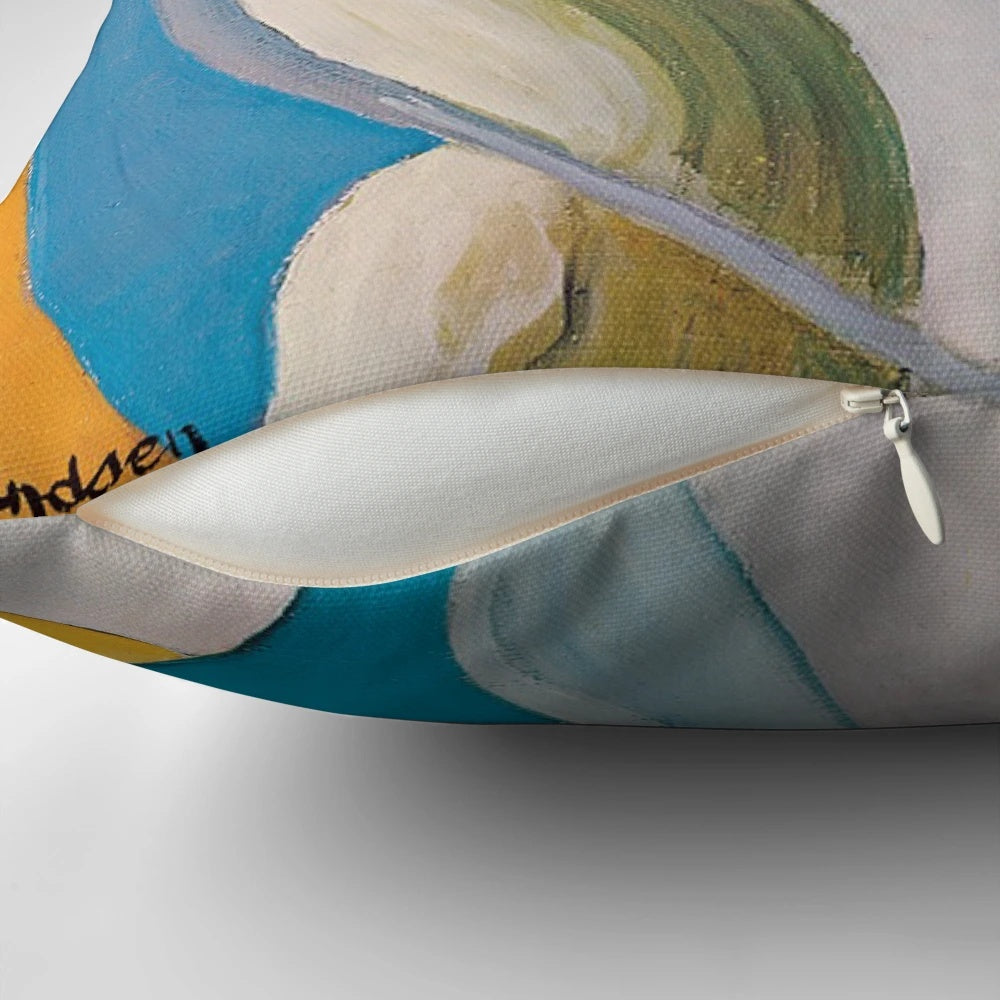 Layla Memory Foam Pillow on a bed