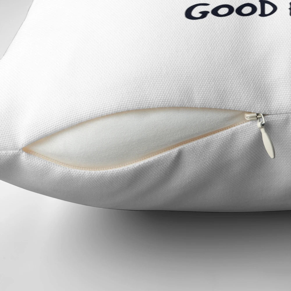 Not today, tomorrow isn't looking good either" - Lazy people design pillow with sarcastic phrase