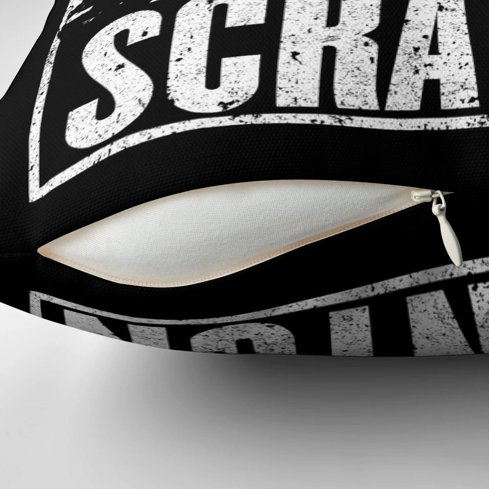 Lazy Scranton Pillow with The Office characters and logo