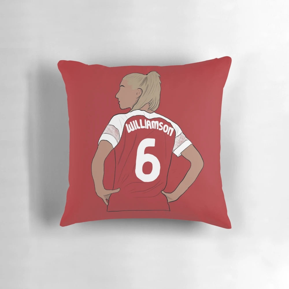 Leah Williamson Arsenal Ladies and England Soccer Pillow