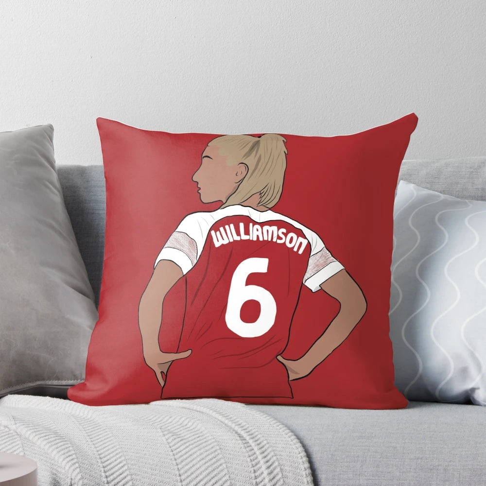 Leah Williamson Arsenal Ladies and England Soccer Pillow