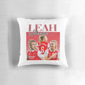 Leah Williamson AWFC Retro 90s Design Homage Pillow