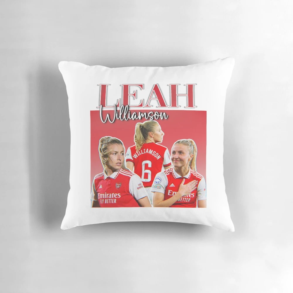 Leah Williamson AWFC Retro 90s Design Homage Pillow