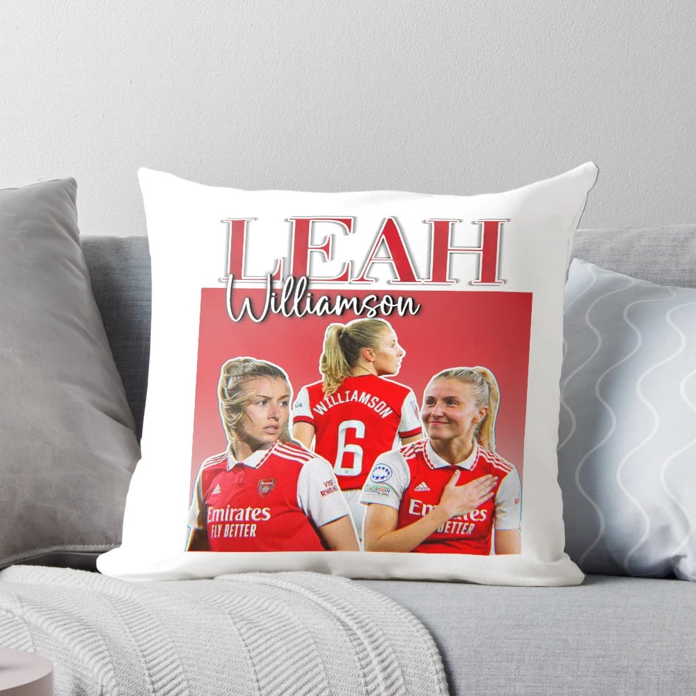 Leah Williamson AWFC Retro 90s Design Homage Pillow