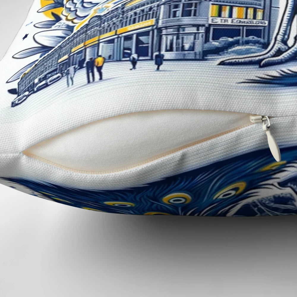Leeds United Football Club Inspired Artwork Pillow