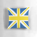 Leeds United Football/Soccer Pillow with Union Jack Flag Design