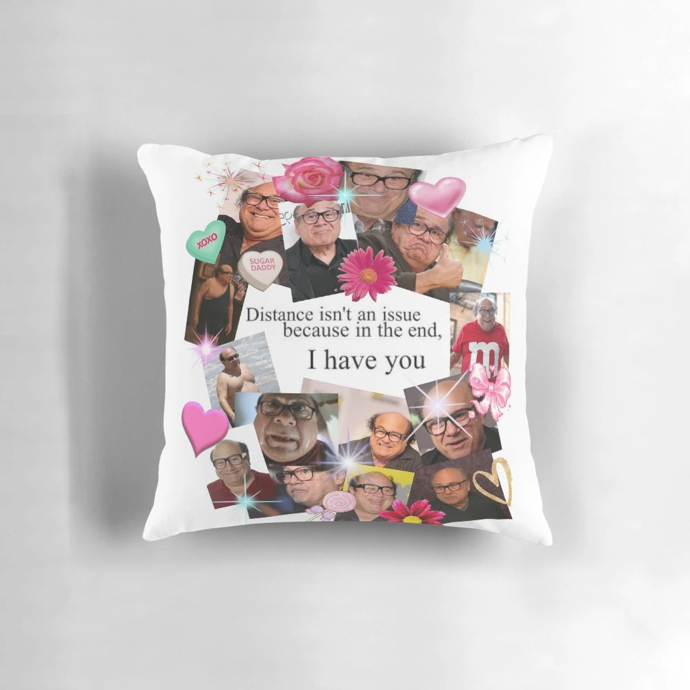 Danny DeVito Pillow - Iconic Hollywood Star Printed on Soft, Plush Cushion