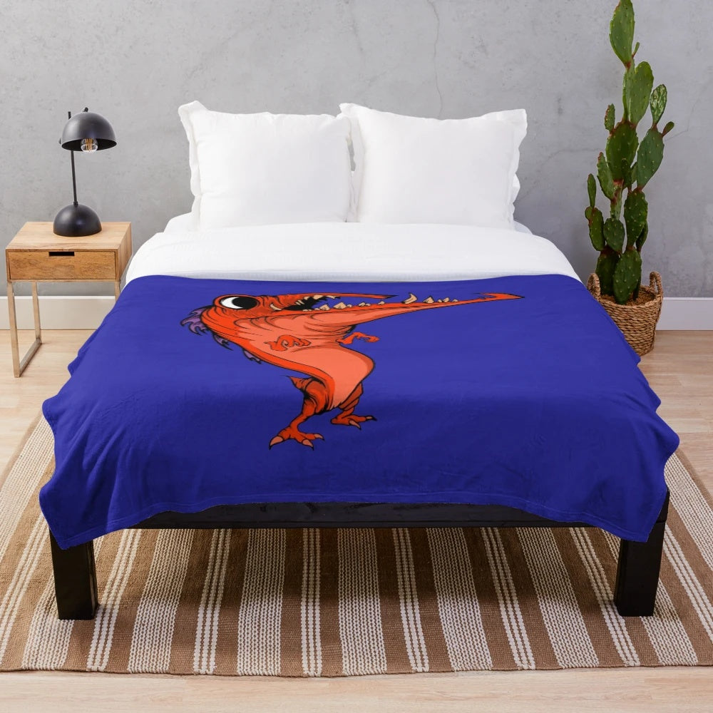 Plush blanket with legendary animal design for New York Yankees fans