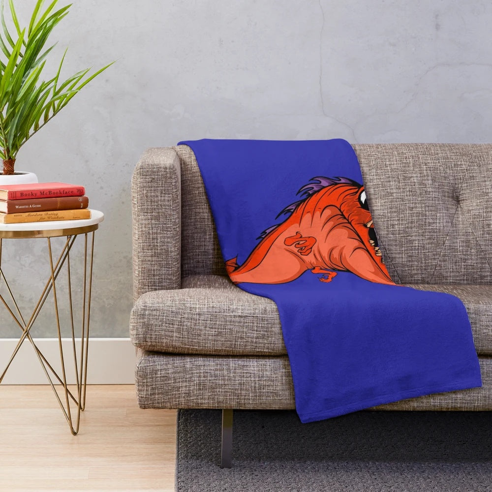 Plush blanket with legendary animal design for New York Yankees fans
