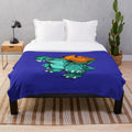 Legendary animal plush blanket with New York Yankees design