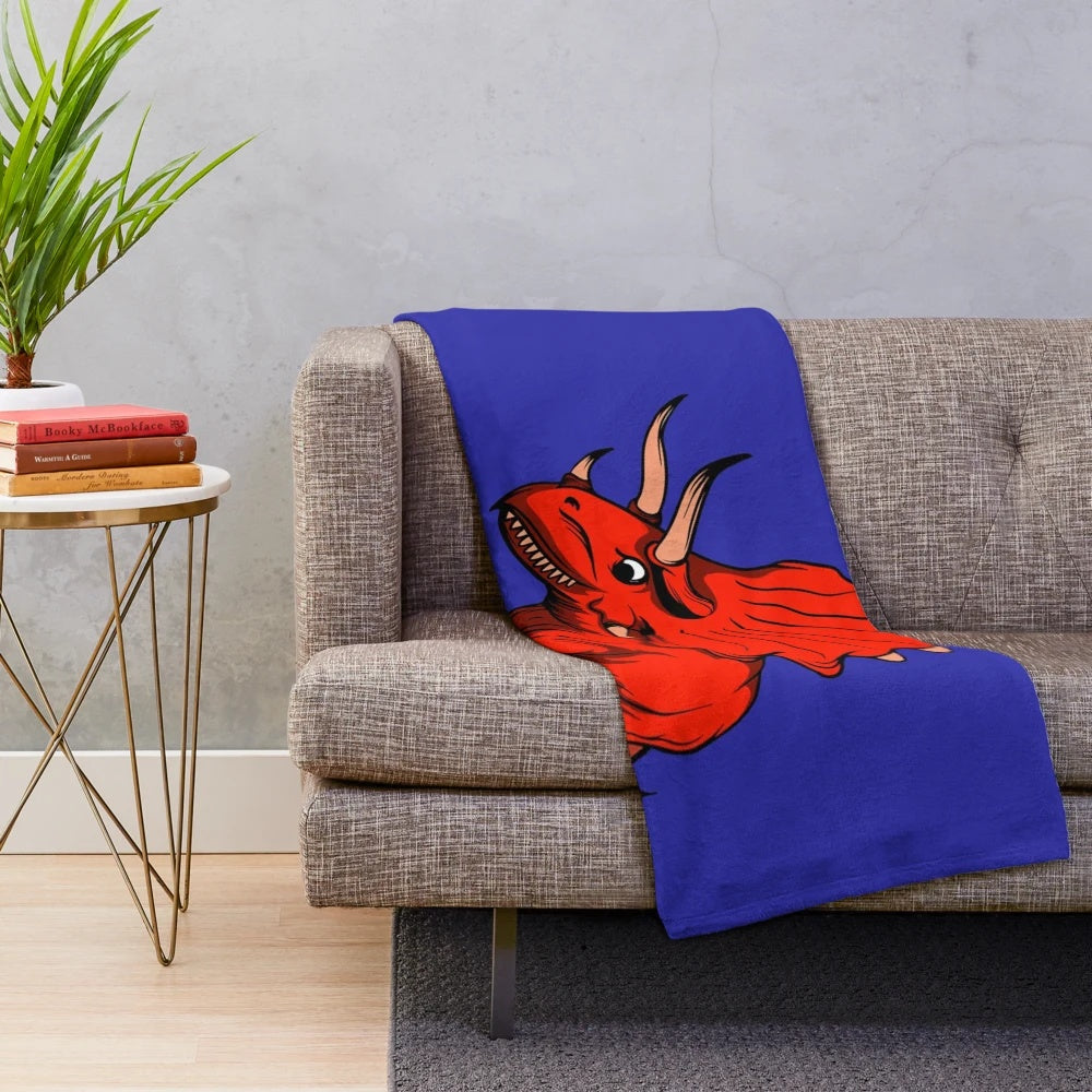 Plush animal blanket featuring a legendary animal design