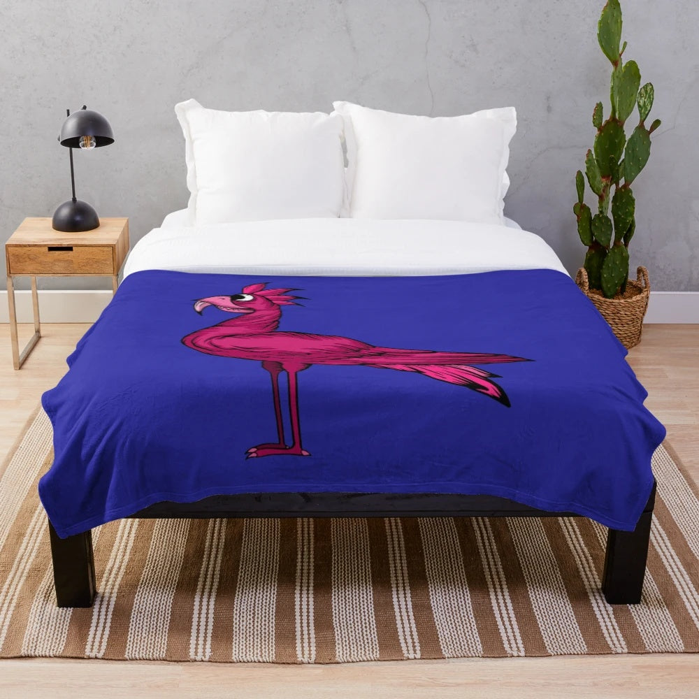 Plush blanket with legendary animal design for Bronx Zoo and New York Yankees fans