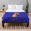 Legendary animal plush blanket with New York Yankees theme