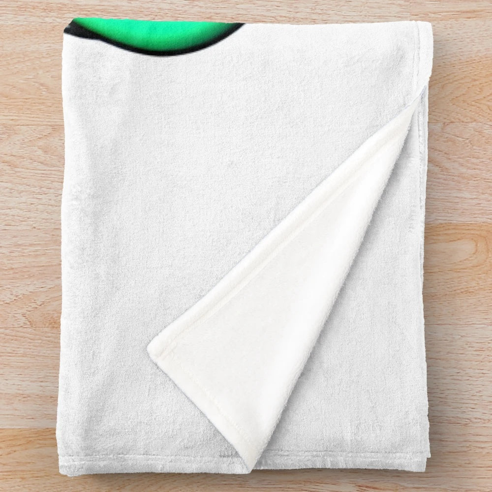 Plush blanket featuring a cool anime-style illustration of a dragon and other legendary animals