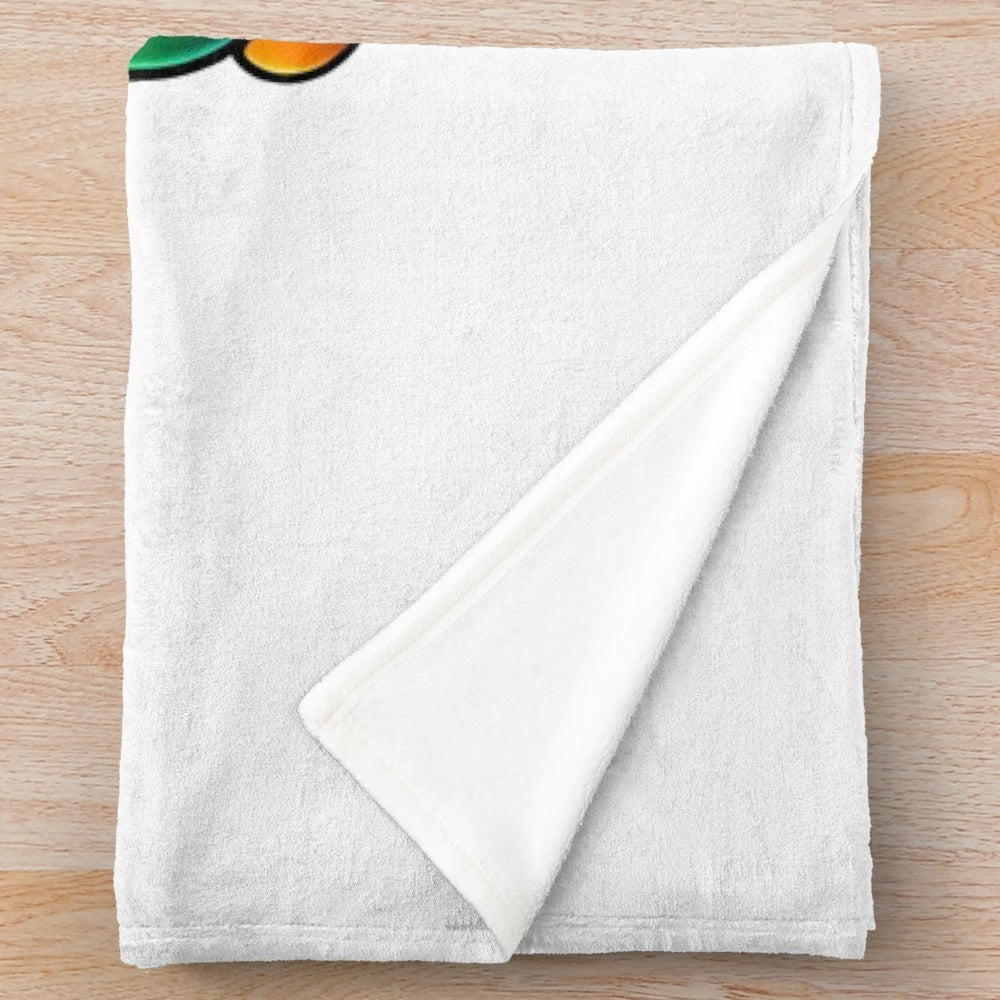 Plush blanket featuring a cool anime-style illustration of a legendary dragon