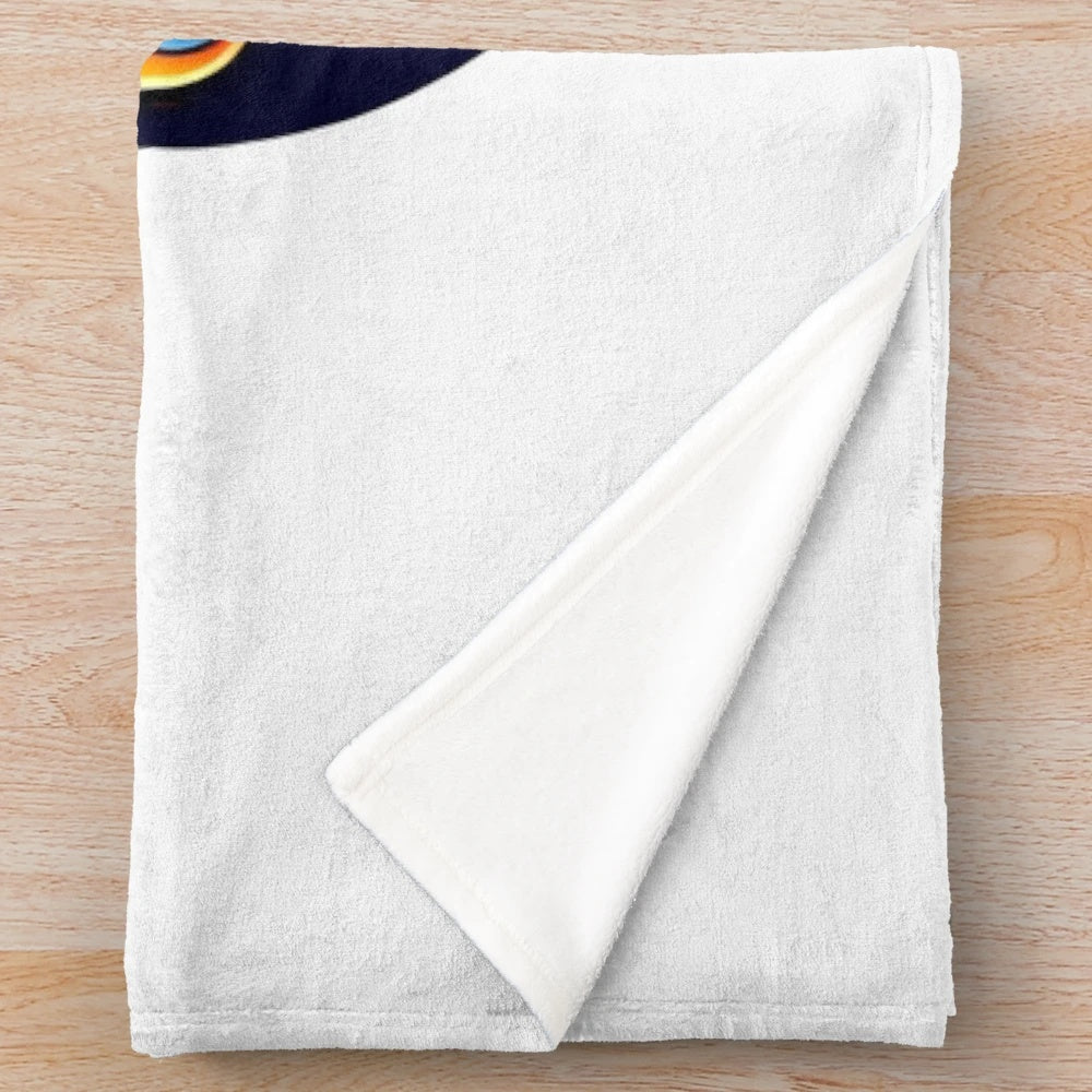 Plush blanket with a cool anime-style dragon illustration