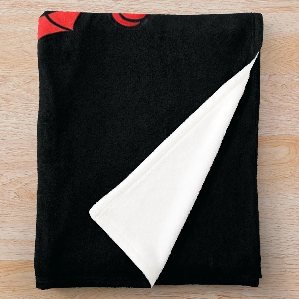 Plush blanket featuring a cool anime-style illustration of legendary dragons