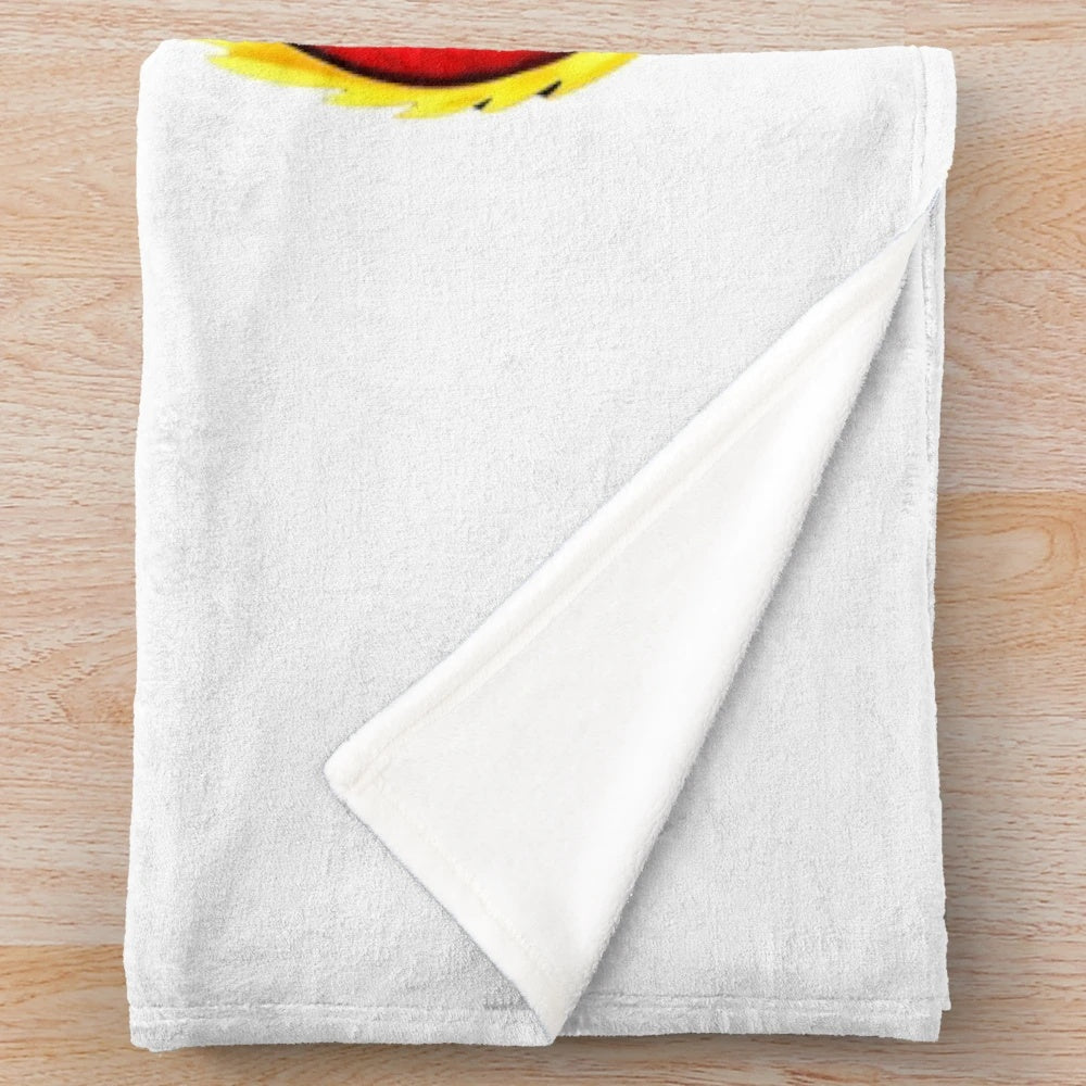 Cozy plush blanket featuring an anime-style illustration of a legendary dragon