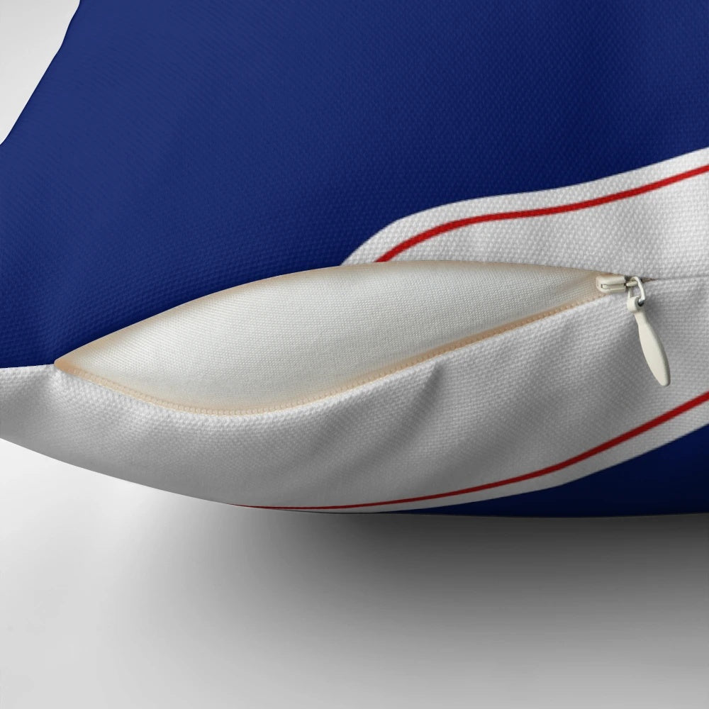 Soft and comfortable pillow featuring the legendary Formula 1 driver Nigel Mansell