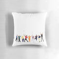 Pillow featuring iconic golf legends like Brooks Koepka, Tiger Woods, and Jack Nicklaus